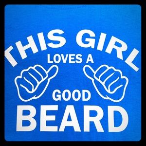This Girl Loves a Good Beard t-shirt